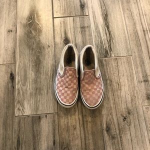 Pink checker vans!!